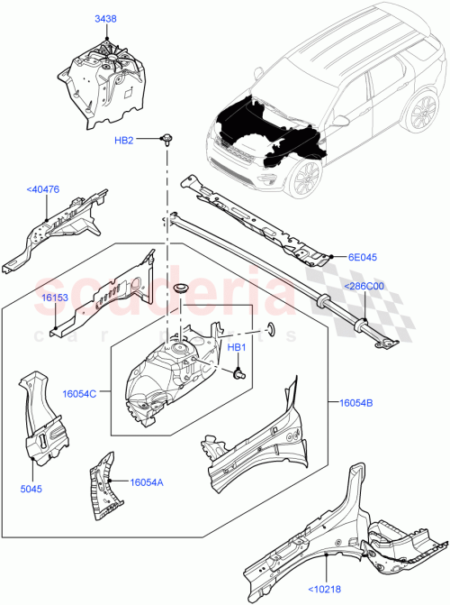 Part Diagram for Land Rover LR128466