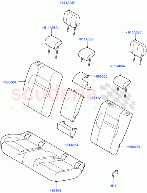 Part Diagram for Land Rover LR155426