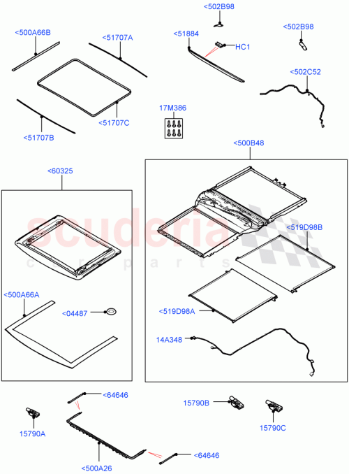 Part Diagram for Land Rover LR100590