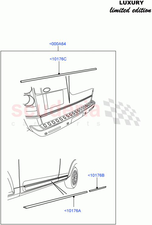 Part Diagram for Land Rover LR006883