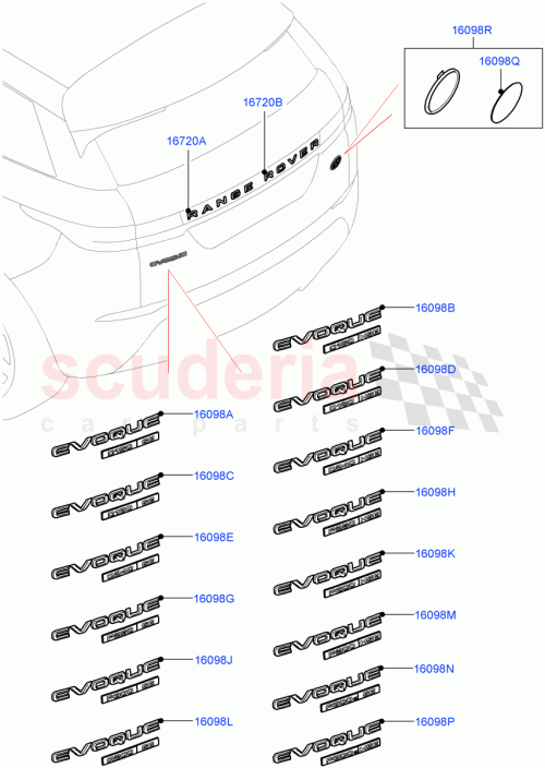 Part Diagram for Land Rover LR135442