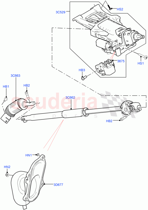 Part Diagram for Land Rover LR081618