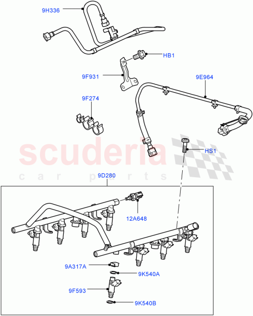 Part Diagram for Land Rover 4484930