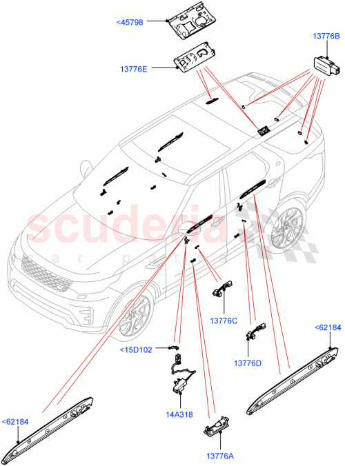 Part Diagram for Land Rover LR105320