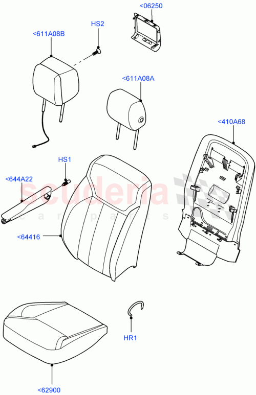 Part Diagram for Land Rover LR080560