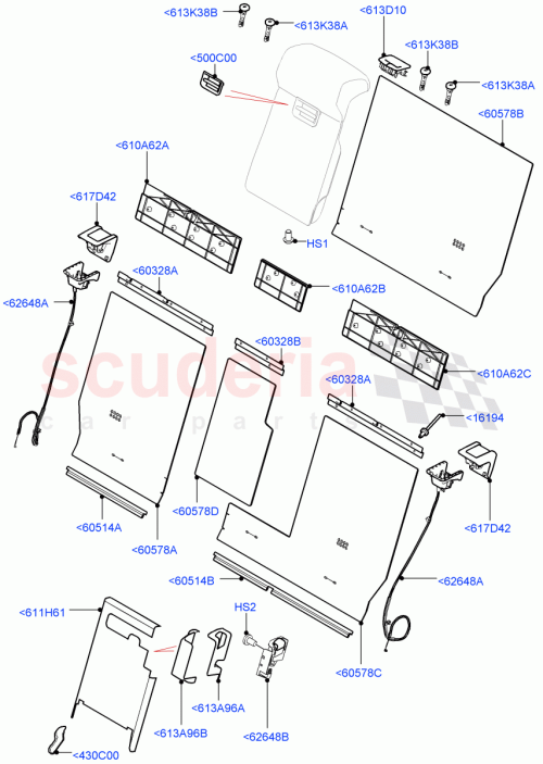 Part Diagram for Land Rover LR054938