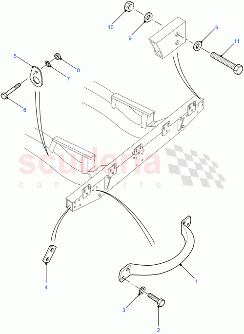 Part Diagram for Land Rover RYH500460