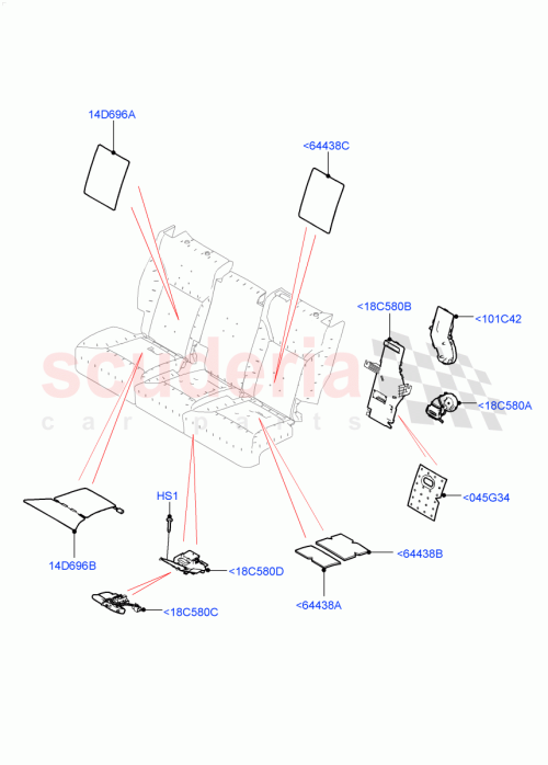 Part Diagram for Land Rover LR162692