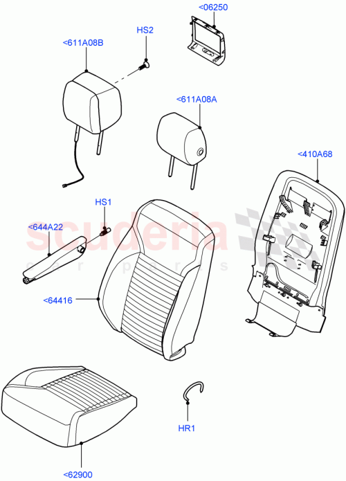 Part Diagram for Land Rover LR171444