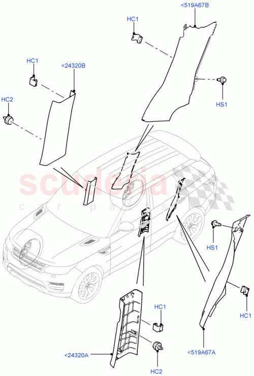 Part Diagram for Land Rover LR044790