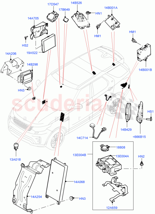 Part Diagram for Land Rover LR141839