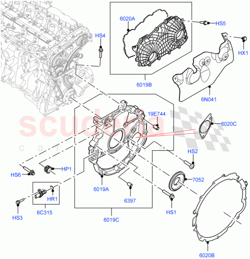 Part Diagram for Land Rover LR152030