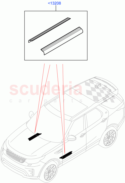 Part Diagram for Land Rover VPLRS0368