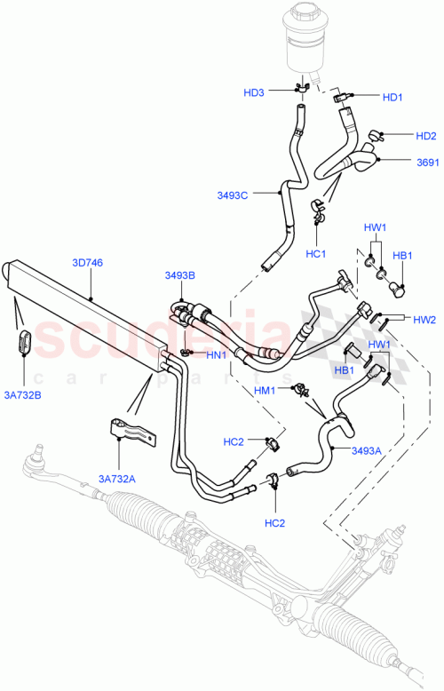 Part Diagram for Land Rover LR020213