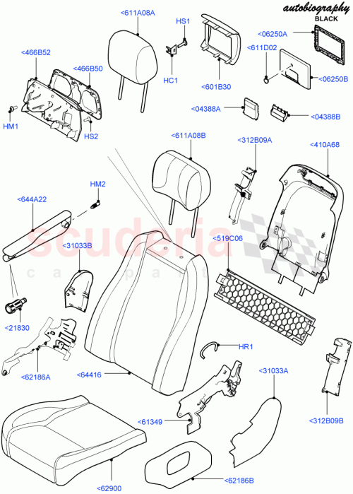 Part Diagram for Land Rover LR058152