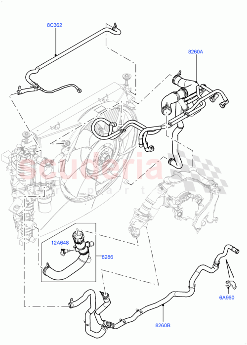 Part Diagram for Land Rover LR013693