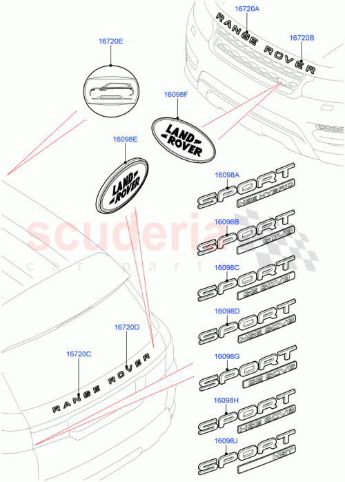 Part Diagram for Land Rover LR084224
