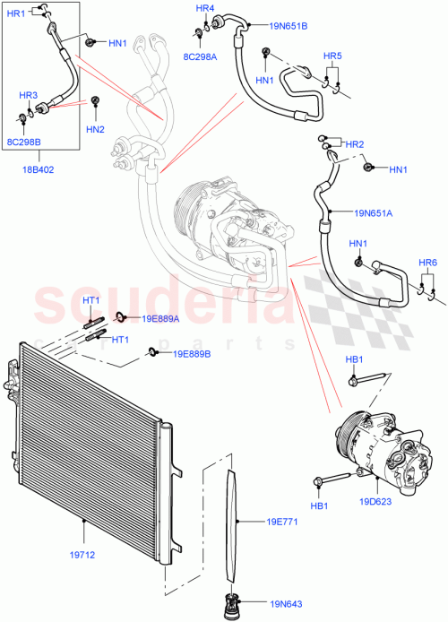Part Diagram for Land Rover LR122596