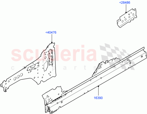 Part Diagram for Land Rover LR129800