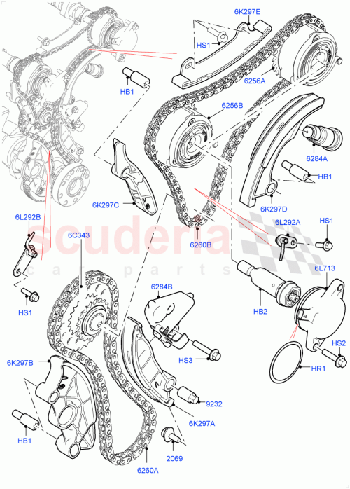Part Diagram for Land Rover LR091745