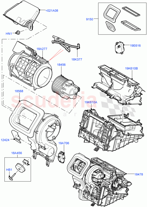 Part Diagram for Land Rover LR134574