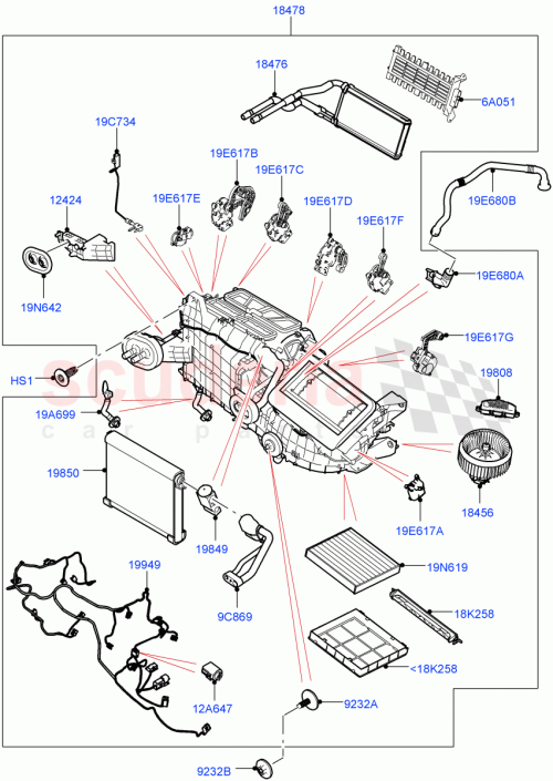 Part Diagram for Land Rover LR093026
