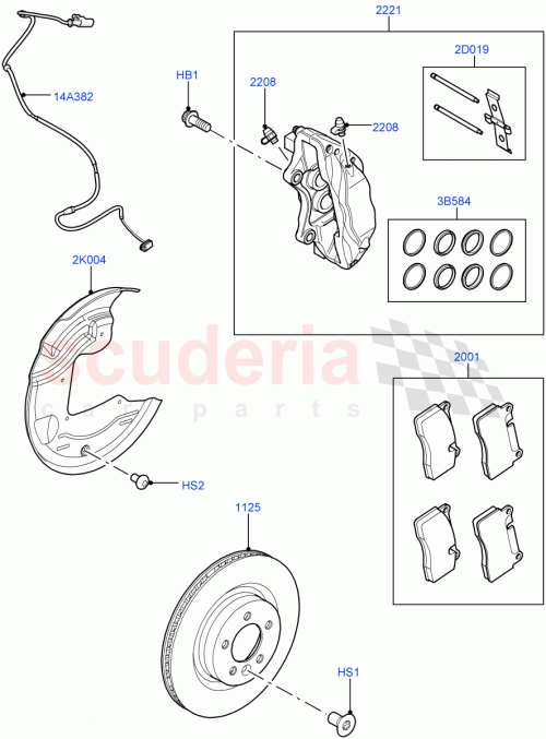 Part Diagram for Land Rover SEC000192