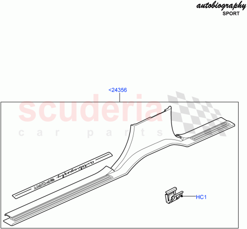 Part Diagram for Land Rover LR018869