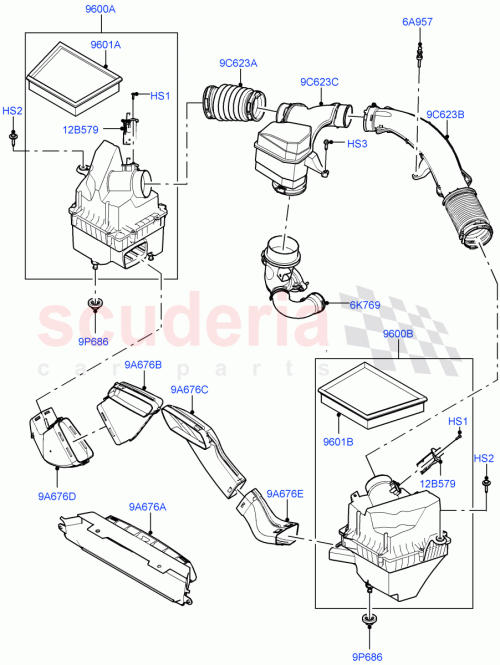 Part Diagram for Land Rover LR141700
