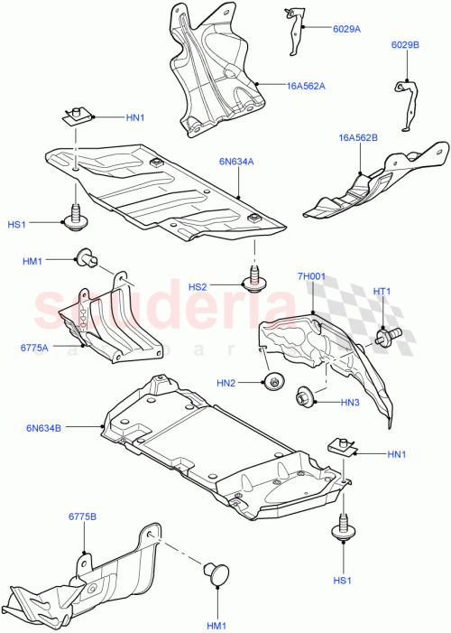Part Diagram for Land Rover FS110206