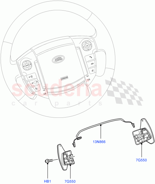 Part Diagram for Land Rover LR017004