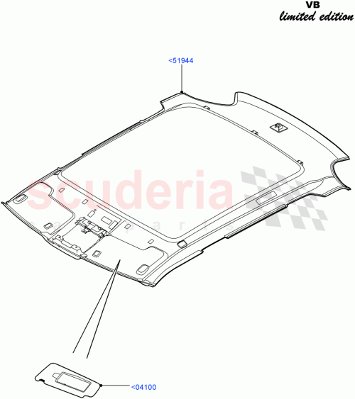 Part Diagram for Land Rover LR043596