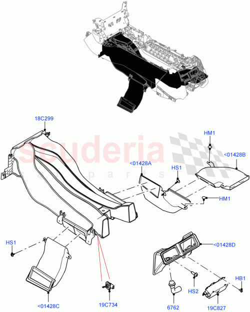 Part Diagram for Land Rover LR154187