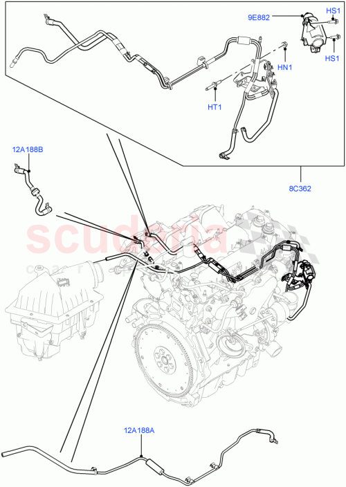 Part Diagram for Land Rover LR064092