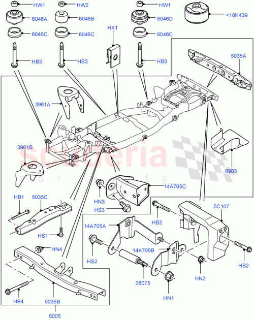 Part Diagram for Land Rover FC112267