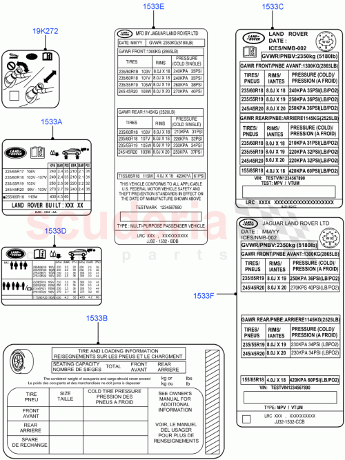 Part Diagram for Land Rover LR079917