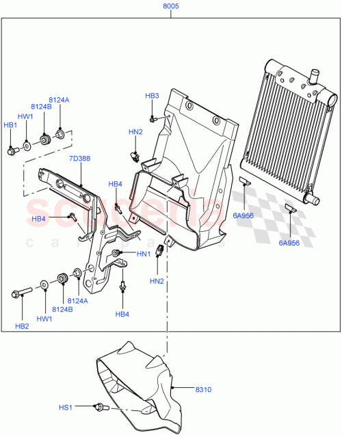 Part Diagram for Land Rover WC110067L