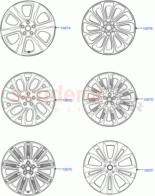 Part Diagram for Land Rover LR048832