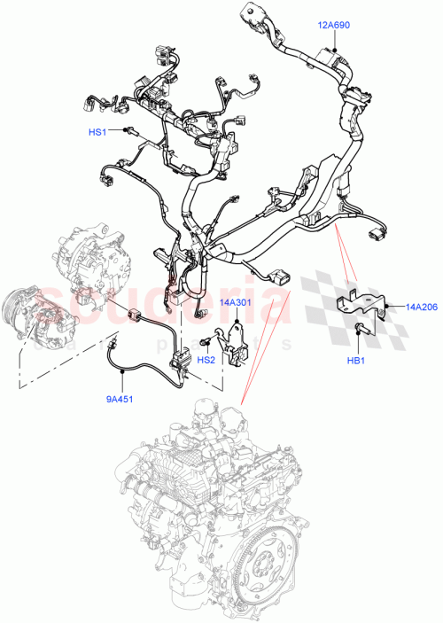 Part Diagram for Land Rover LR128792