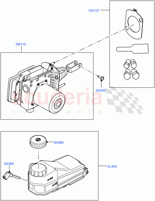 Part Diagram for Land Rover LR142022