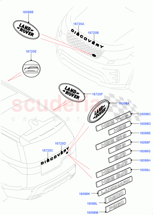 Part Diagram for Land Rover LR170394