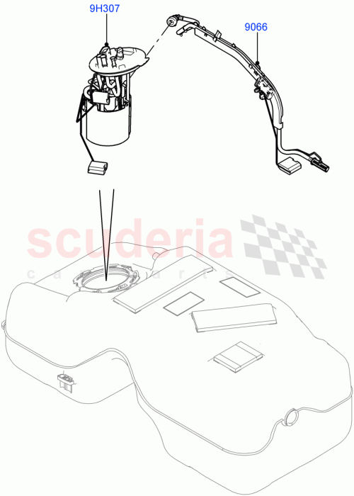 Part Diagram for Land Rover LR122810