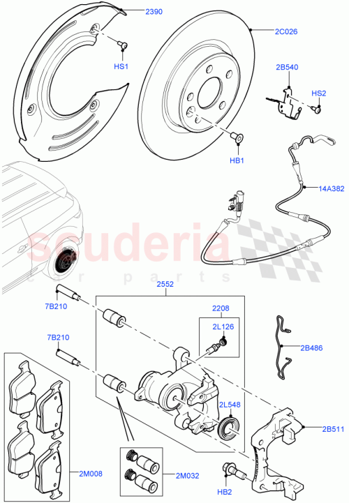 Part Diagram for Land Rover LR072013