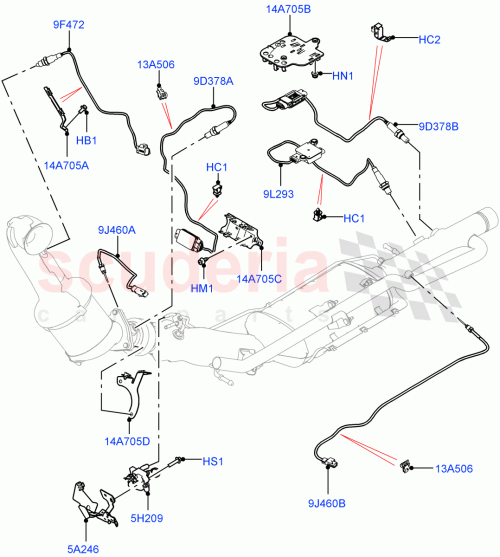 Part Diagram for Land Rover LR134213
