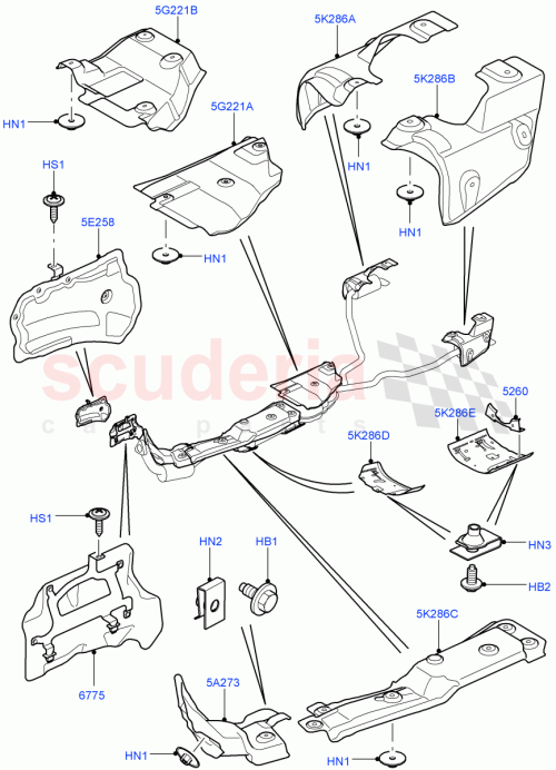 Part Diagram for Land Rover WEB500750