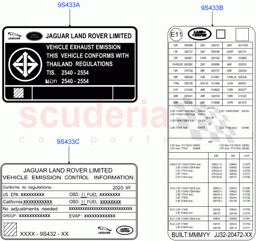 Part Diagram for Land Rover LR160757