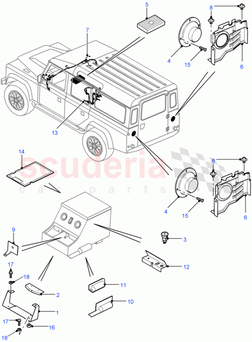 Part Diagram for Land Rover LR009789