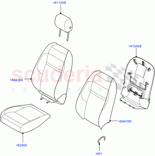 Part Diagram for Land Rover LR161101