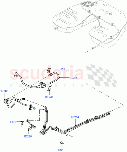Part Diagram for Land Rover LR152830