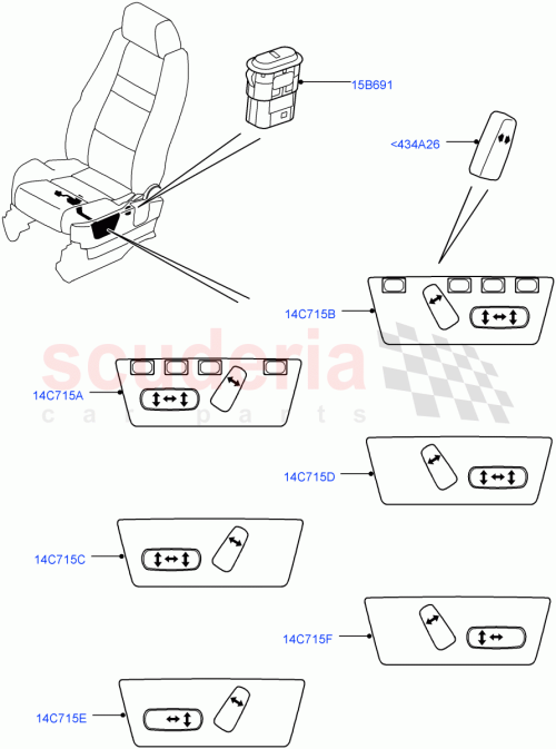 Part Diagram for Land Rover LR045801